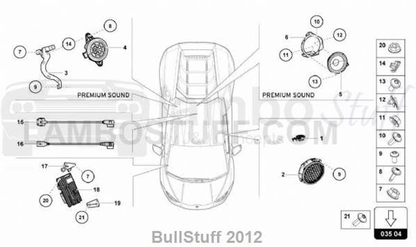 2016 Lamborghini HURACAN LP580-2 SPYDER USA RADIO UNIT (035.04.00)